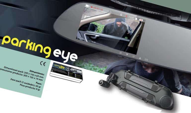 Doble cámara de vigilancia 360 Parking Eye para vehículos con