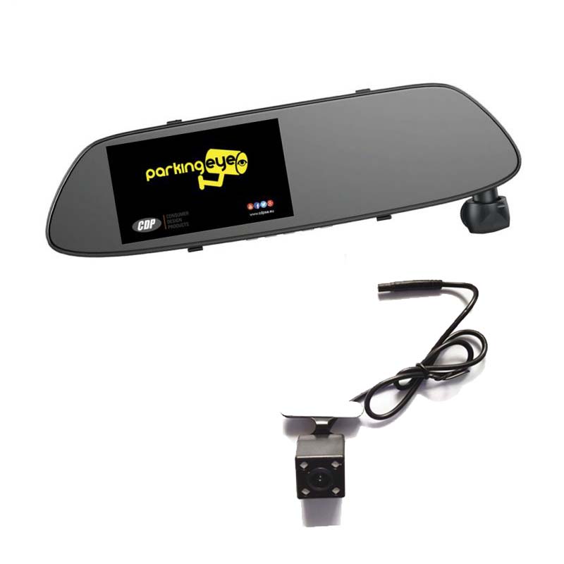 Doble cámara de vigilancia 360 Parking Eye para vehículos con sensor de  movimiento